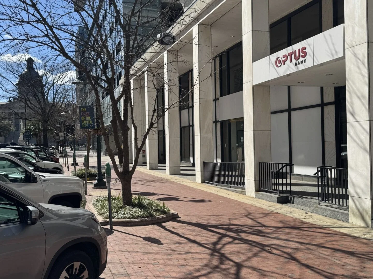 Optus Bank, founded in 1921, is one of 23 Black-owned banks in the U.S. Though focused on South Carolina, has supported loans across 48 states (Photo Credit Masha Hamilton)
